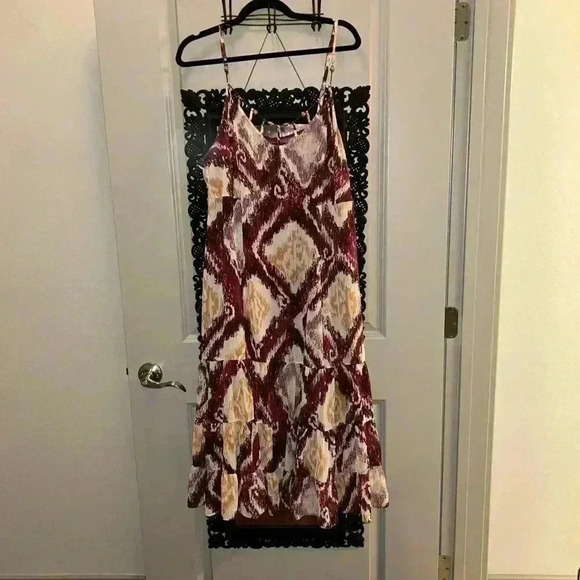 Lane Bryant Floral Maxi Dress Size 20 Summer Resort Vacation Feminine - Picture 2 of 12